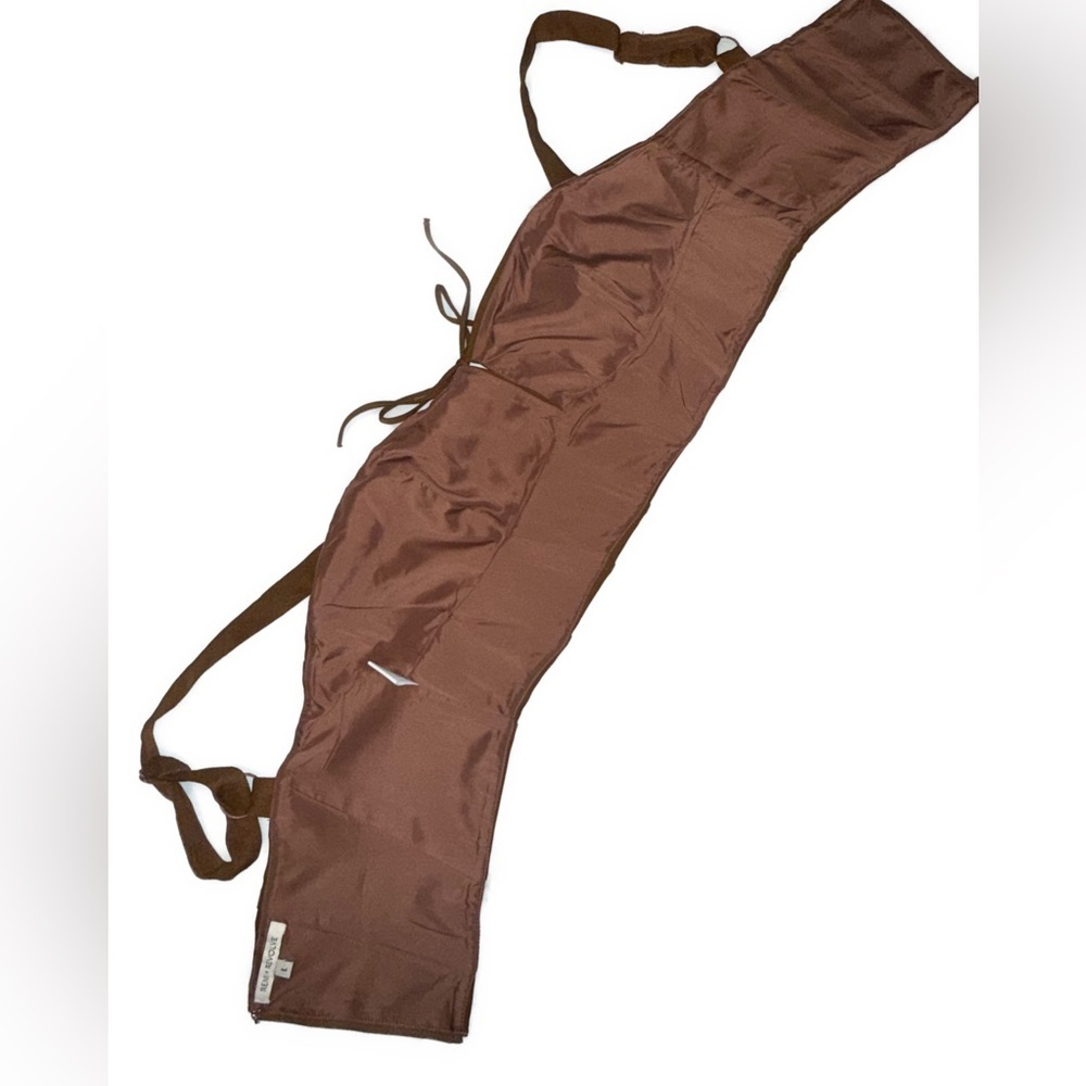 Remi x Revolve Chocolate Brown Halter Corset Top Size Large NWOT Cottagecore - Picture 5 of 8